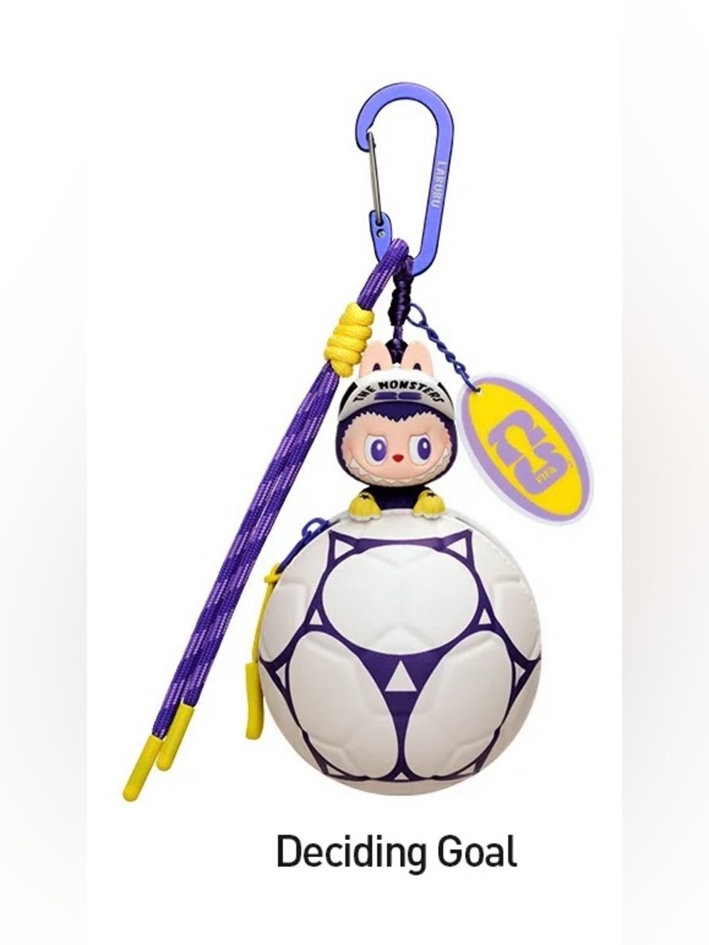 ⚽️ LABUBU (The Monsters) x FIFA 💜DECIDING GOAL💛 Soccer Ball Mini Bag⚽️ POP MART